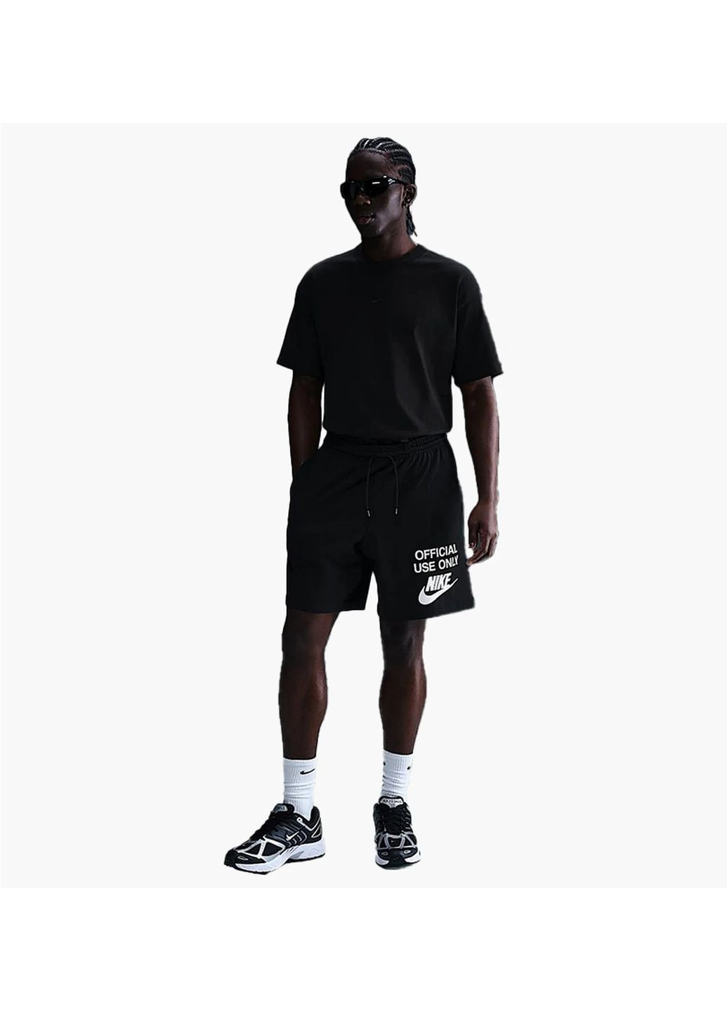 Шорти чоловічі Club Knit Shorts Black Nike (366038986)