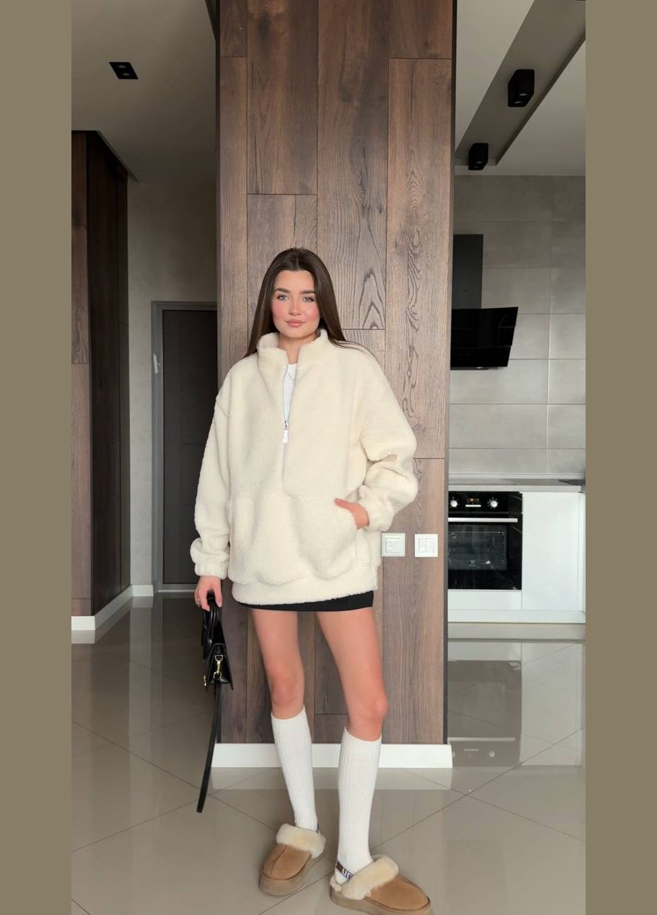 Белый демисезонный свитер Elanzh