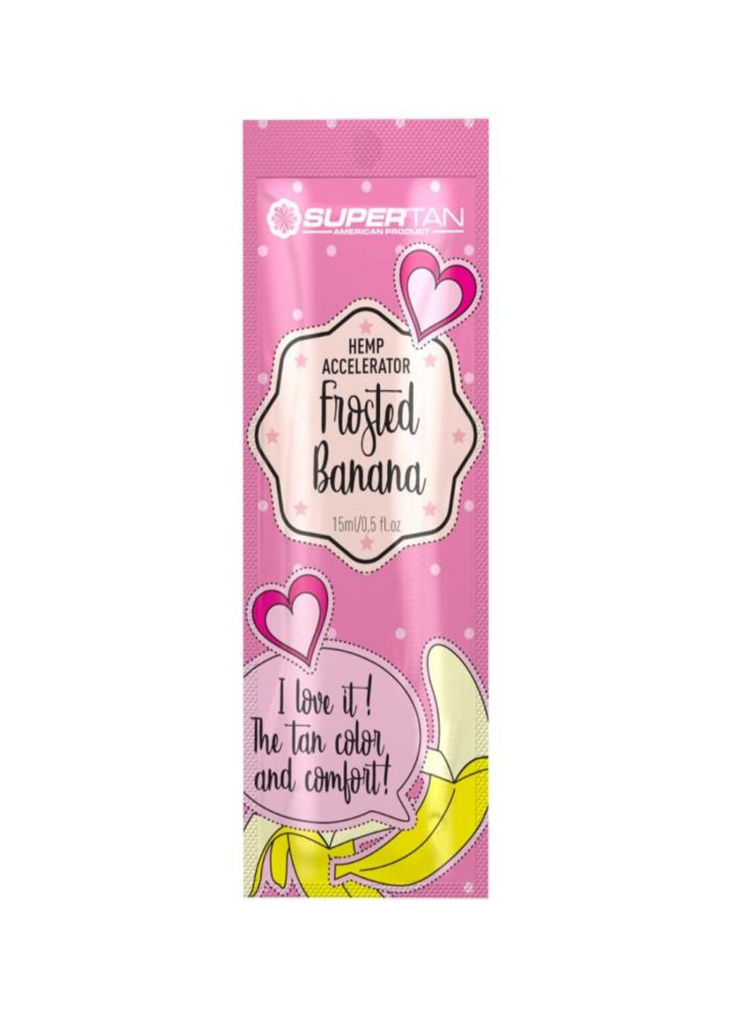 SuperTan Крем для солярия Frosted Banana увлажняющий активатор для естественного оттенка загара — Крем, США (306388358)