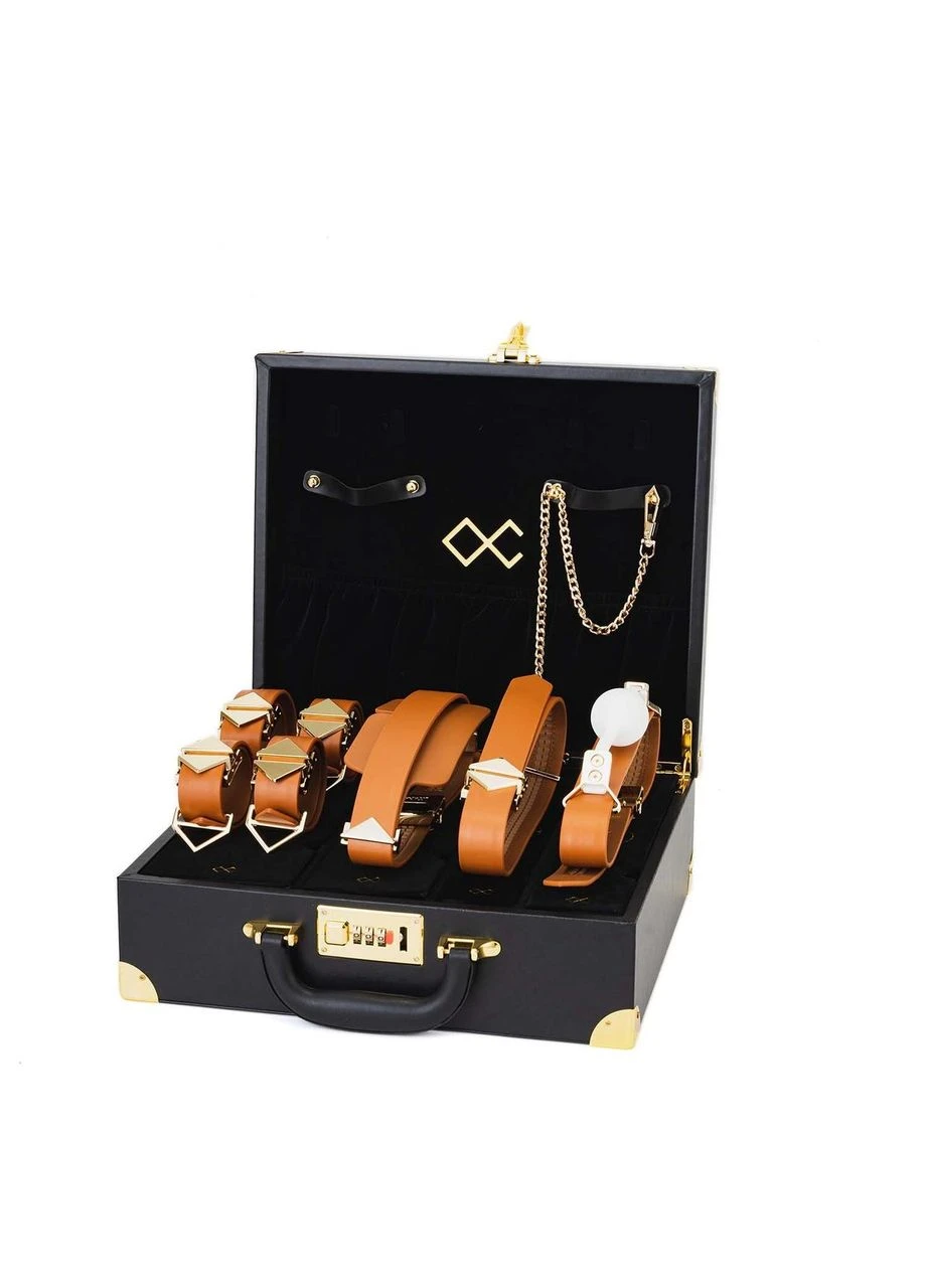 БДСМ-набор Moonlight Treasure Chest - Brown Set Lockink (304996138)