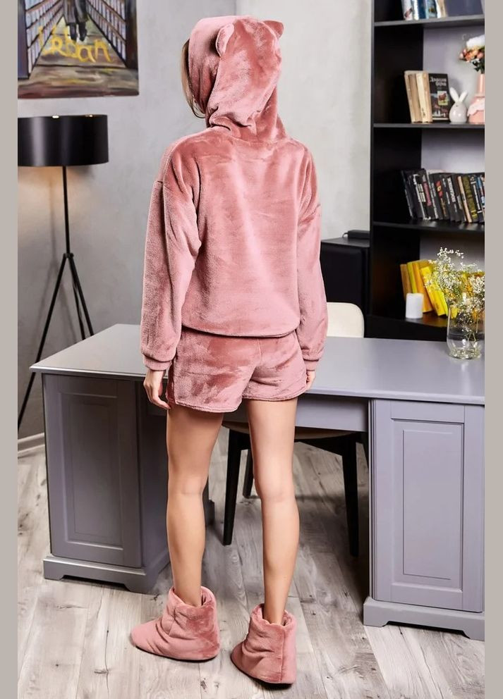 Коричневая всесезон костюм свитшот + брюки Seventeen