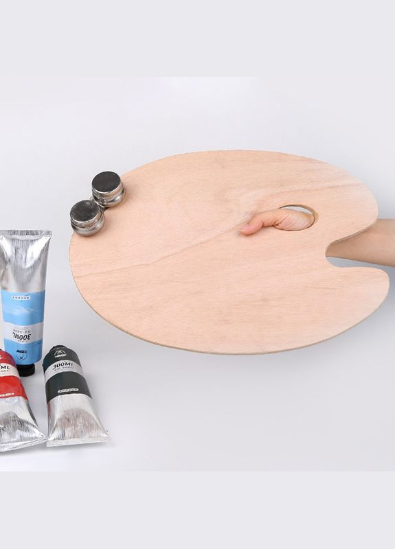 Палітра дерев`яна овальна 20 х 30 см Worison (322650434)