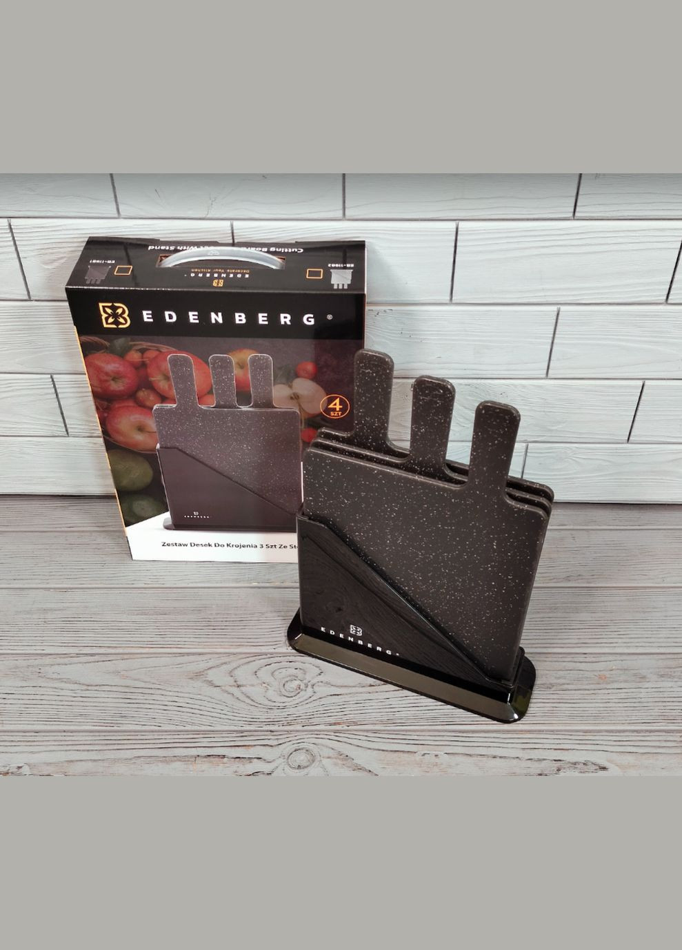 Набор разделочных досок 4 предмета EB-11981 / Кухонные доски для нарезки Edenberg (335834136)