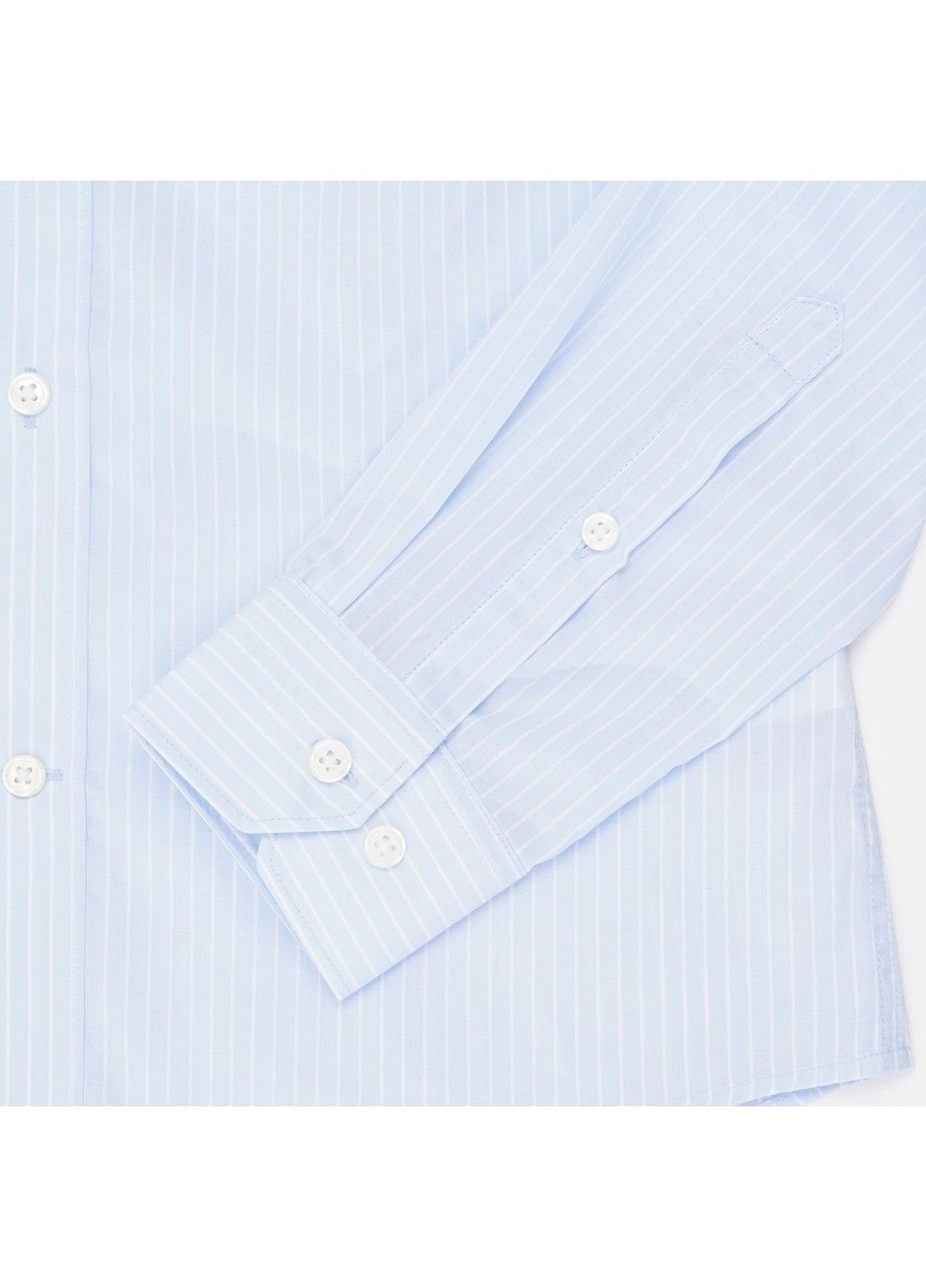 Голубой кэжуал рубашка однотонная H&M