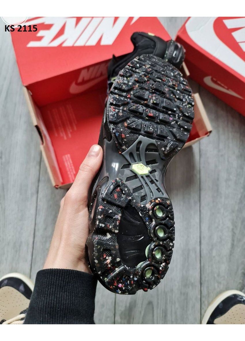 КРОСІВКИ ЖІНОЧІ NIKE AIR MAX TN TERRASCAPE PLUS BLACK LIME НАЙК АІР МАКС ТН ПЛЮС No Brand чорні демісезони (367172910)