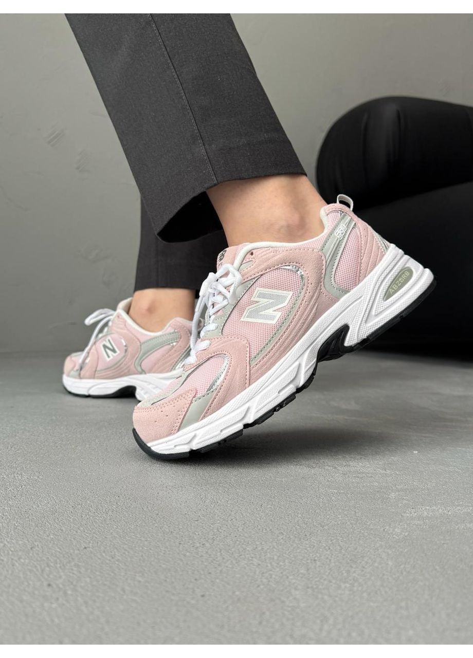 КРОССОВКИ ЖЕНСКИЕ NEW BALANCE 530 PINK НЬЮ БЕЛАНС 530 No Brand розовые демисезоны (367166974)