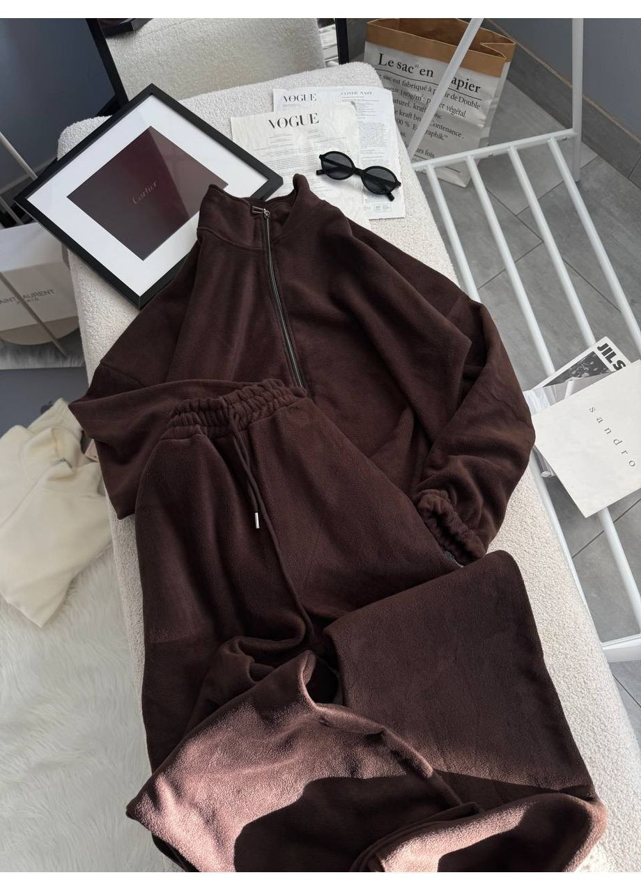 Жіночий флісовий костюм No Brand С832/833-901/1 (369932629)