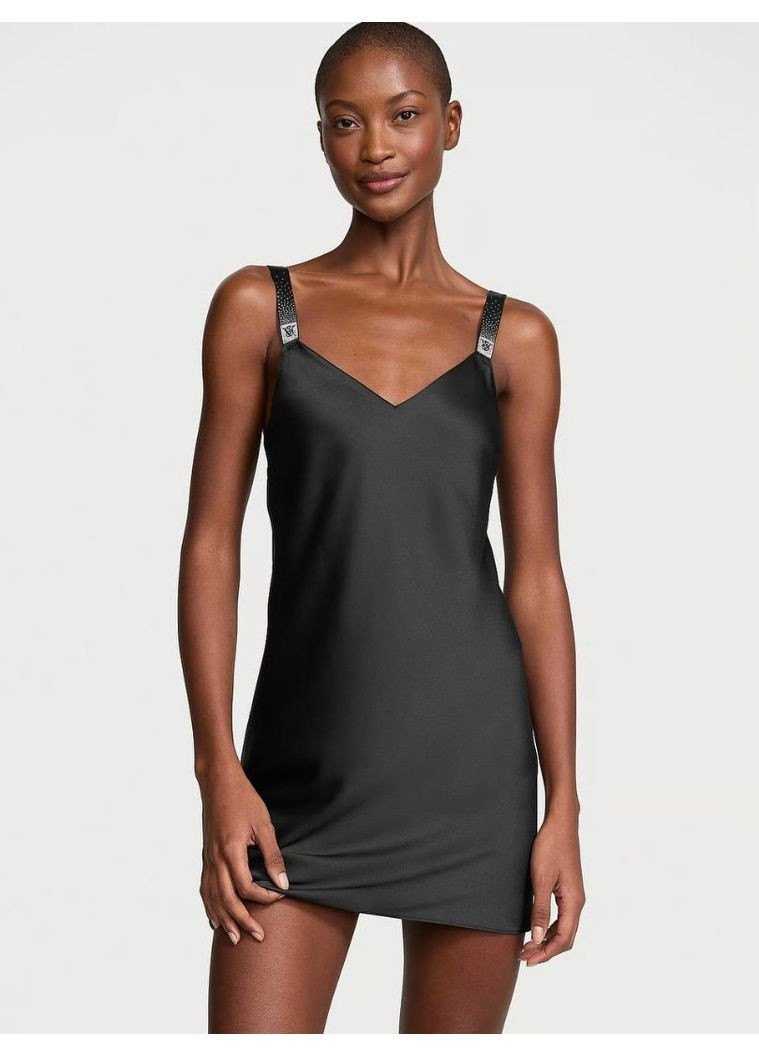 Сукня для сну Scattered Shine Strap Satin Strappy - Back Slip Victoria's Secret (368152037)