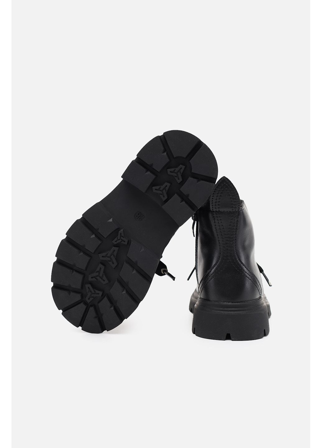 Черные осенние ботинки для девочки цвет черный cb-00282607 Apawwa