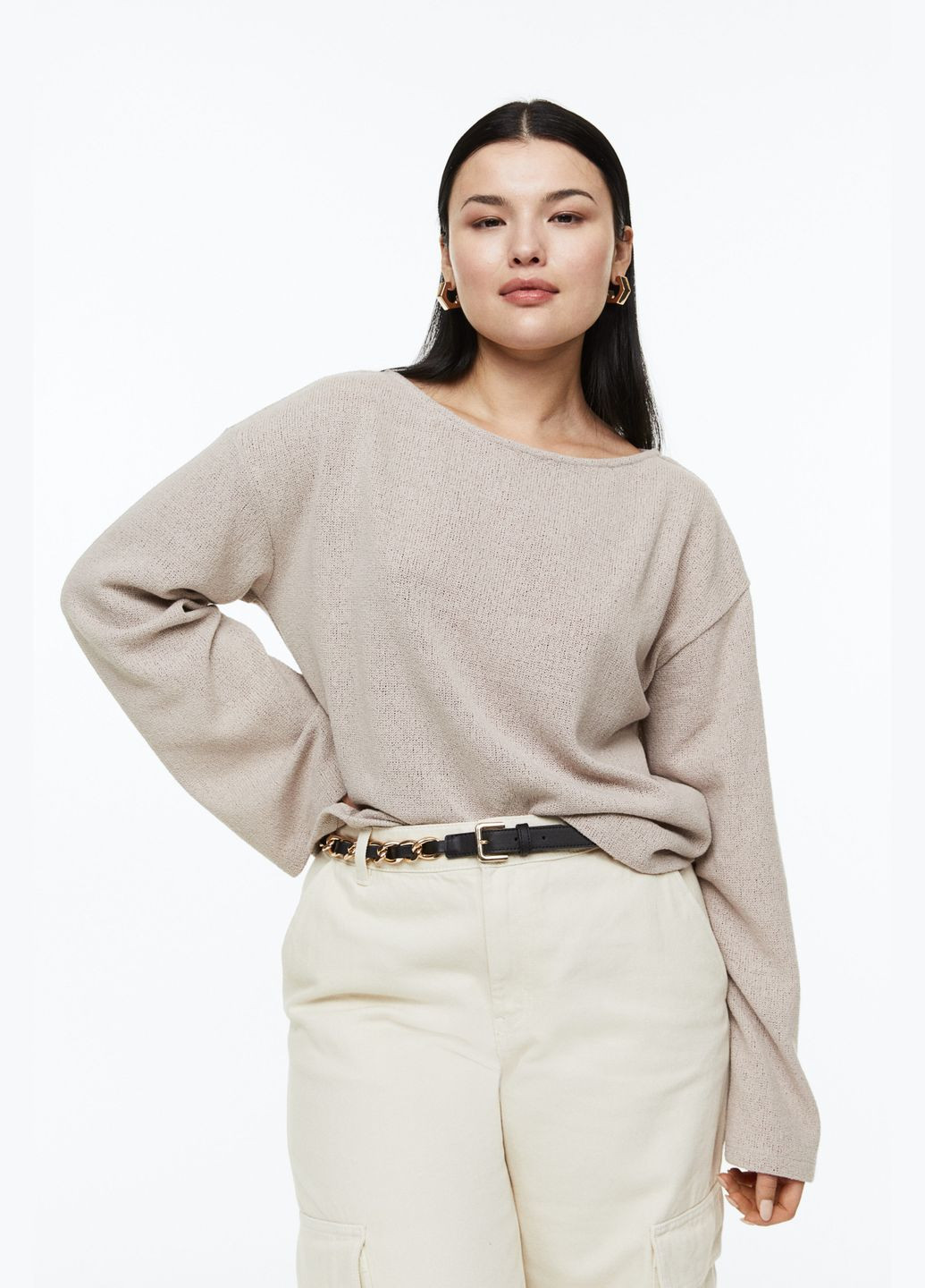 Світло-бежевий демісезонний джемпер H&M