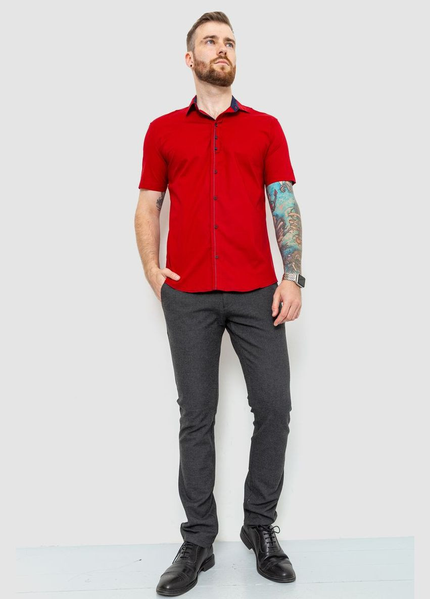 Бордовая рубашка Ager