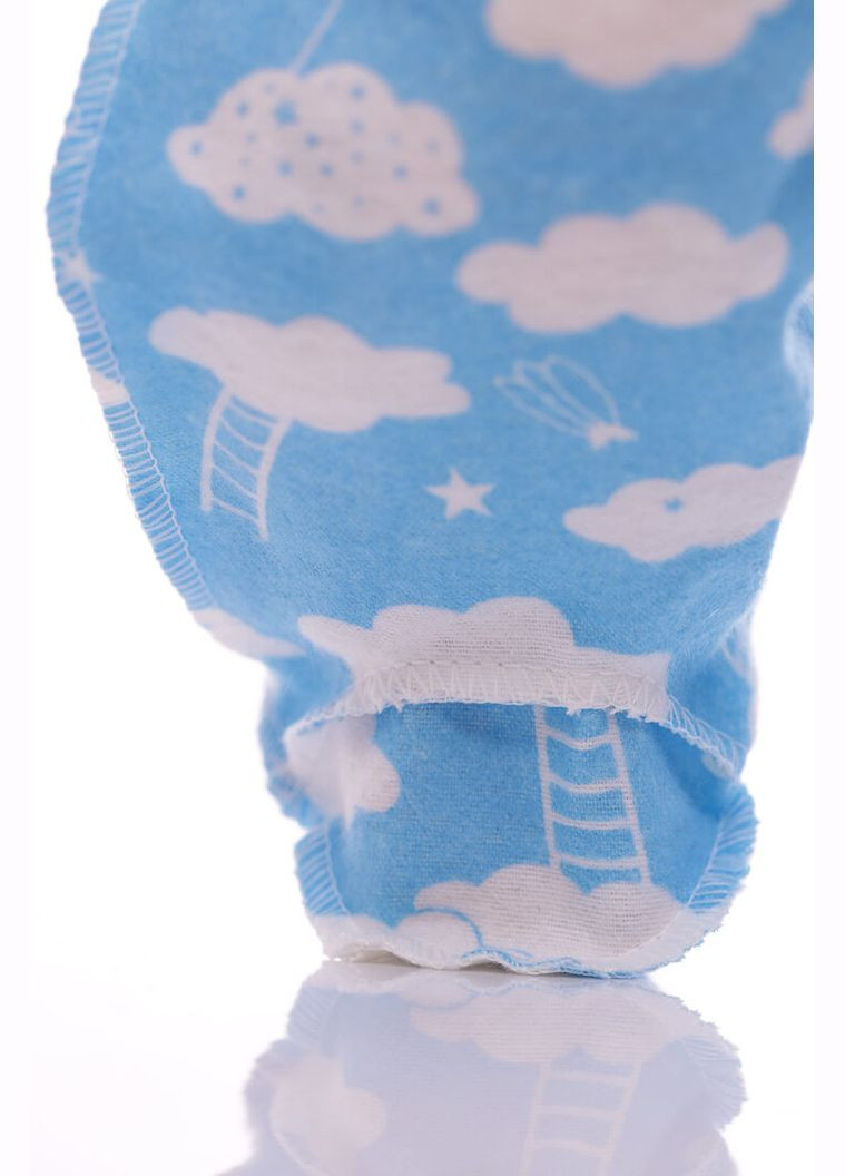 Человечек с царапинами для мальчика байка с облаками голубой 56 см (51641) BABYKROHA (315423774)