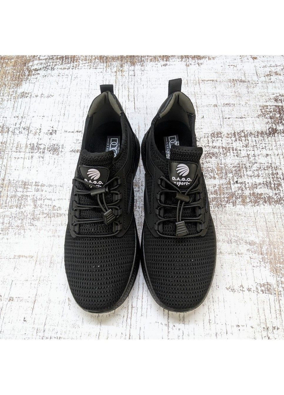 Чорні Осінні кросівки чоловічі Dago Style