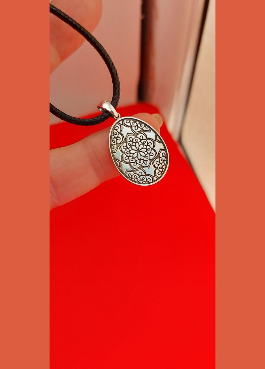 Кулон, медальон оберег яйцо Писанка серебро 925 пробы No Brand (327435343)