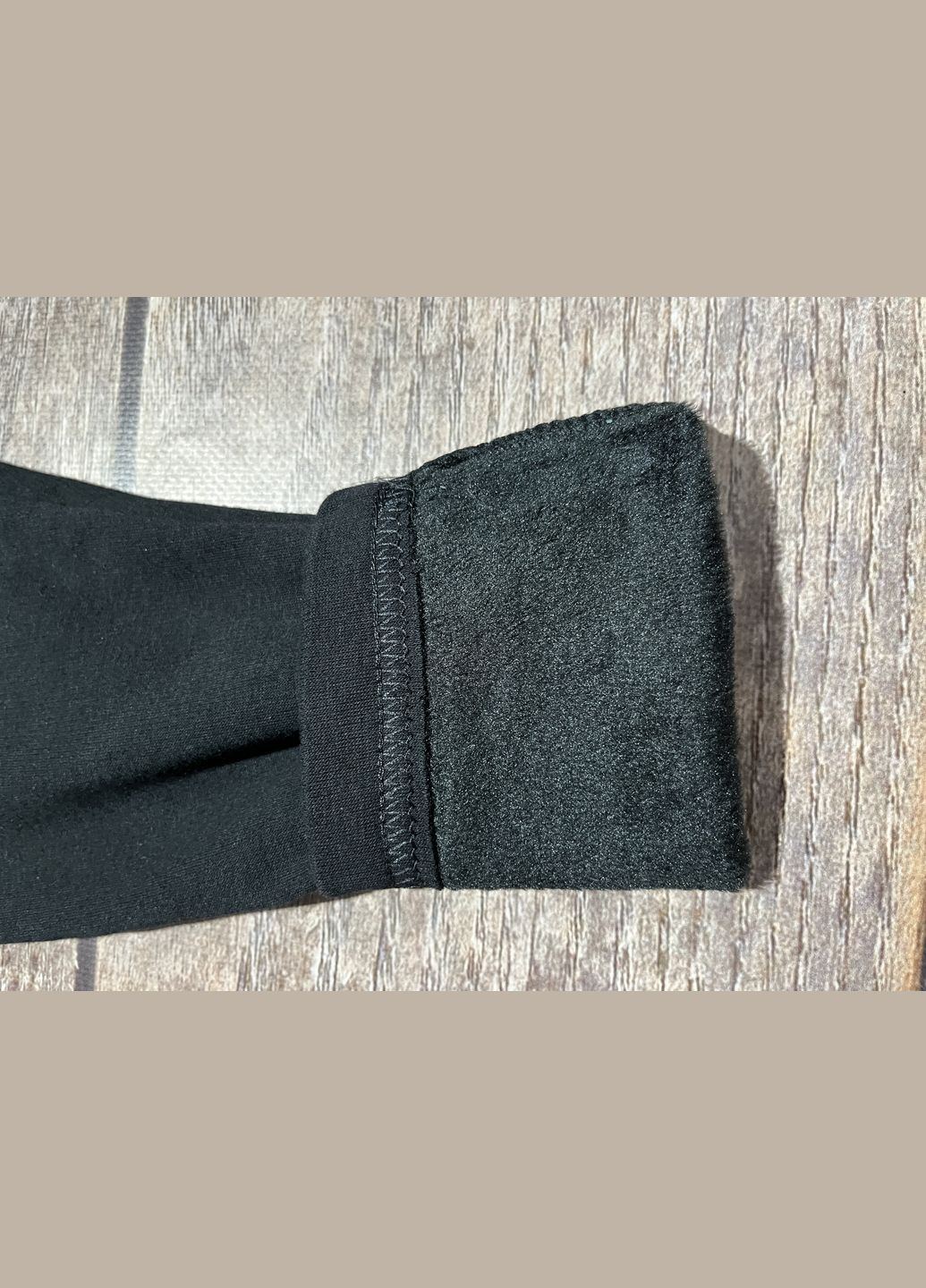 Черные зимние леггинсы на флисе Niebieski Ksiezyc