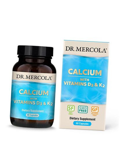 Кальций с витаминами Д3 и К2, Calcium with Vitamins D3 & K2, 30капс (36387037) Dr. Mercola (293257158)