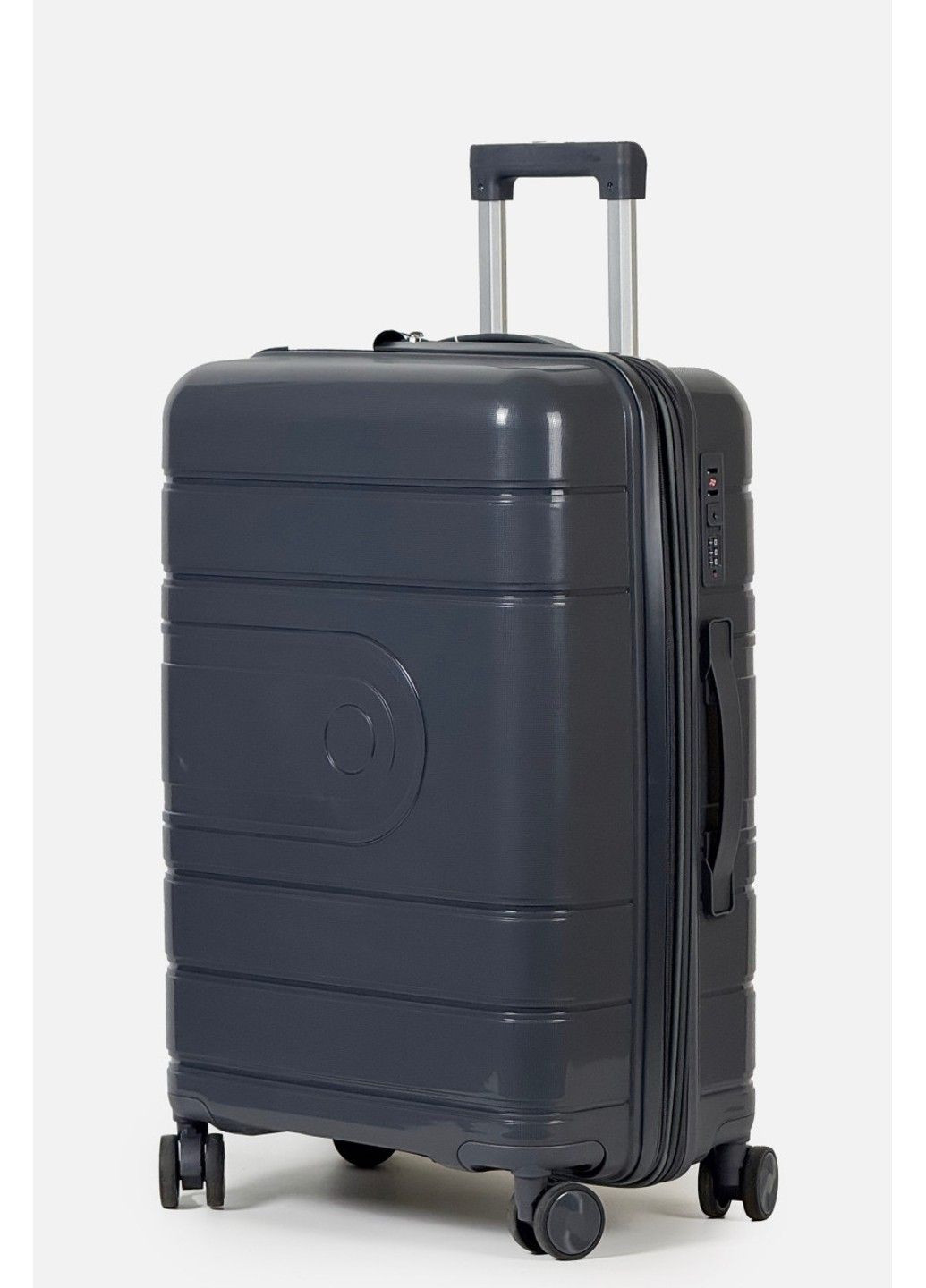 Середня пластикова валіза 606-2-GR Tourist (354704095)