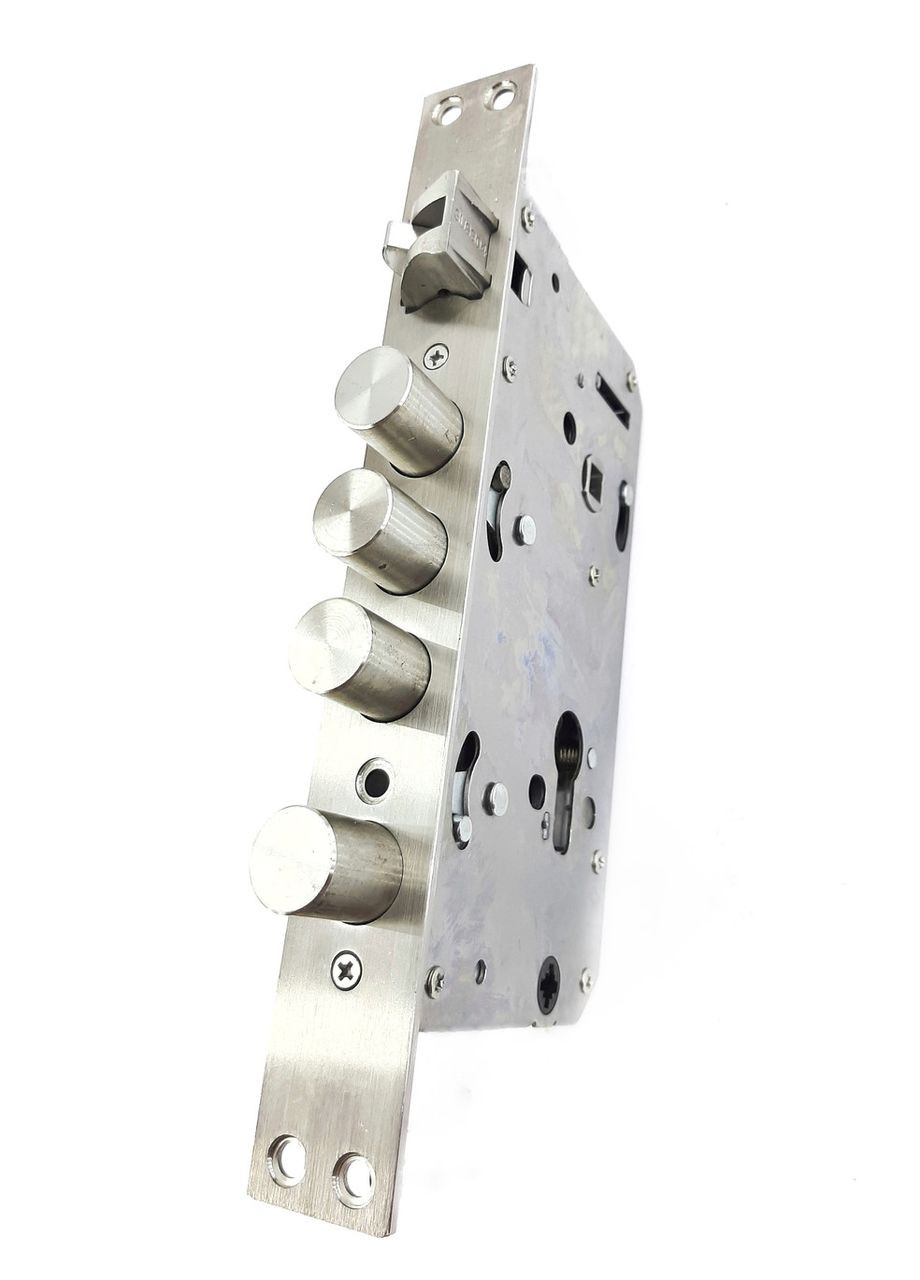 Замок врезной на дверь 66068 automatic 3-ригельный PES (347324699)