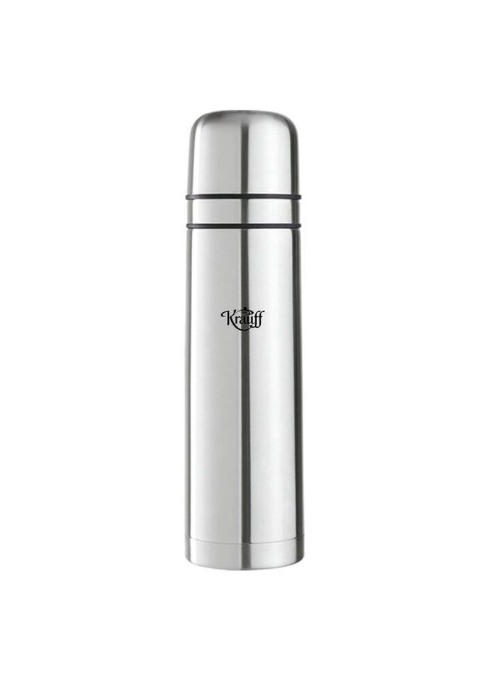 Термос питний Unzen 26-178-075 1000 мл сріблястий Krauff (335715627)