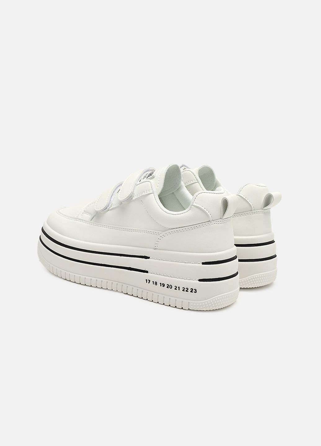 Білі кеди на платформі жіночі колір білий cb-00267181 Yuki