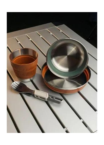 Миска складна Detour Stainless Steel Collapsible Bowl, Moonstruck Grey, M Sea To Summit (334672144)