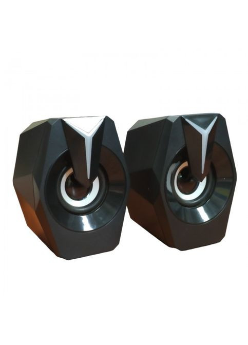 Комп'ютерні колонки акустика 2.0 USB Music FT K8 з підсвічуванням RGB MDR No Brand (371794337)