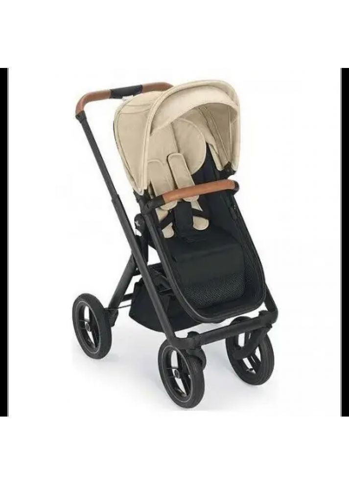 Коляска универсальная 2 в 1 PURO URBAN, цвет молочный с черным на черном шасси (N900-43/A) Neonato (363256768)
