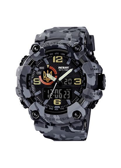 002CMGYUAGD Трезубец золото Серый камуфляж + Коробка. Patriot (341333842)