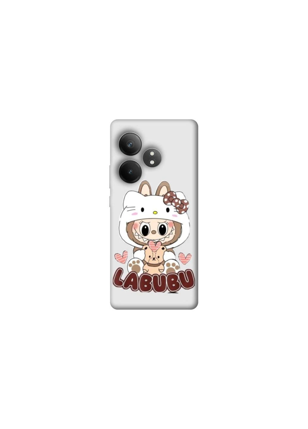 Чехол на Realme GT Neo 6 SE Hello Kitty Labubu Frontalka (353359441)