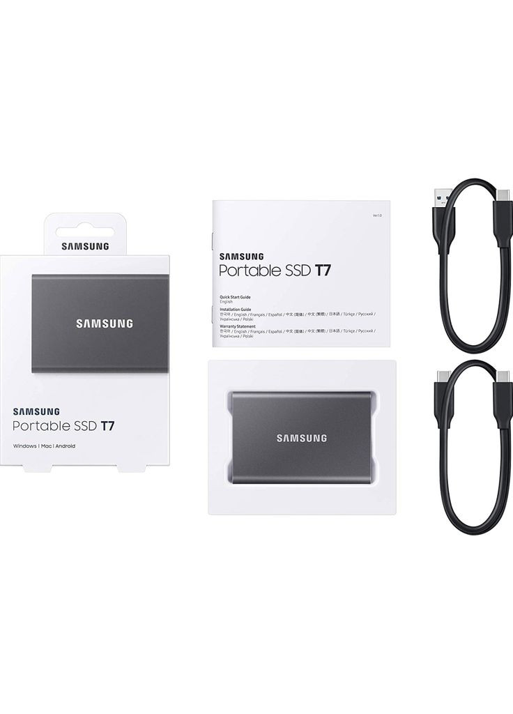 Накопичувач SSD USB 3.2 4TB T7 (MU-PC4T0T/WW) Samsung (305319683)