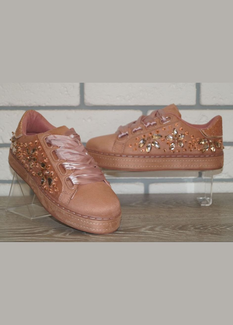 Пудровые кеды женские пудра Horoso