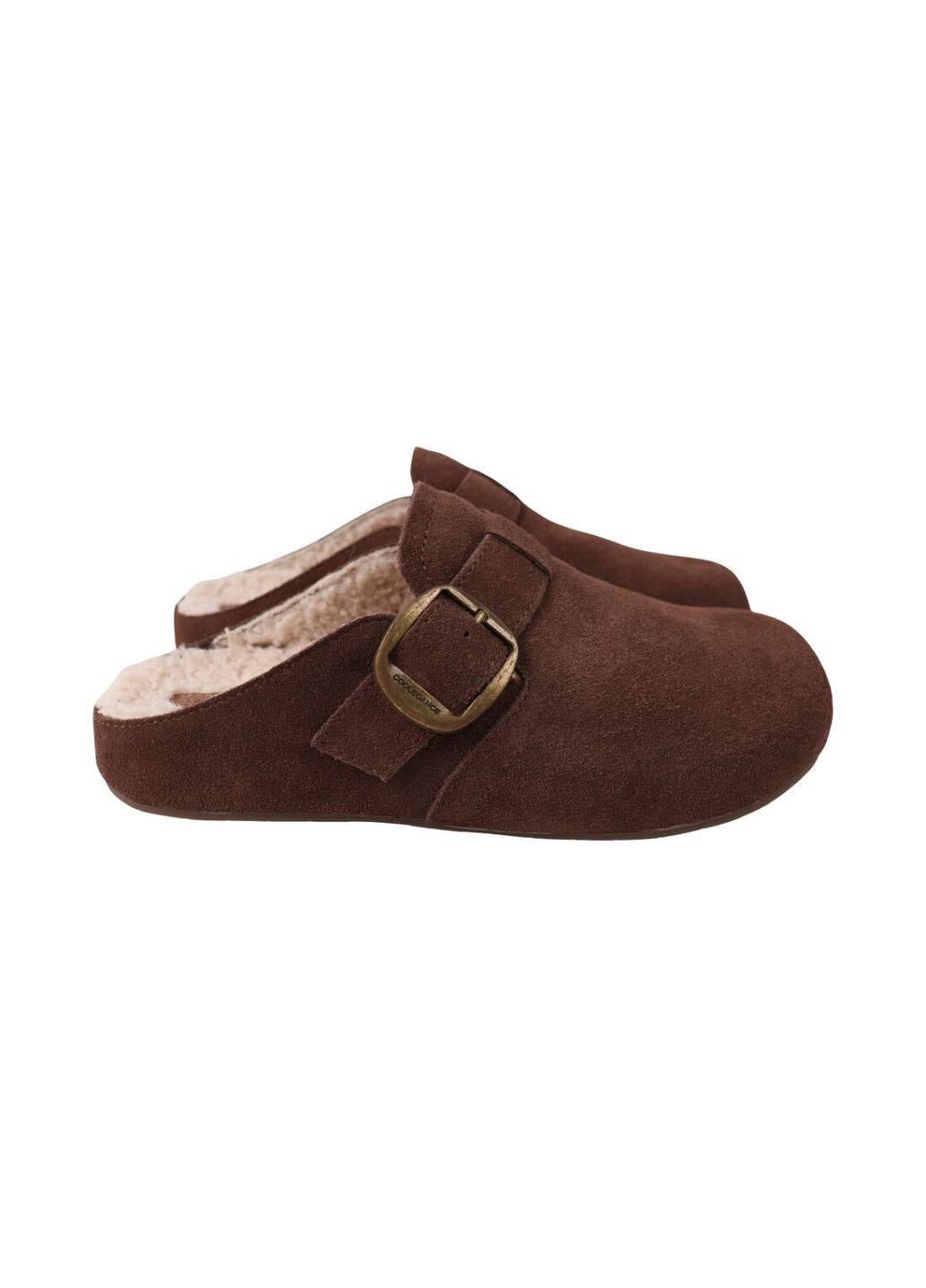 FARINNI Сабо жіночі коричневі натуральна замша коричневий з, китай — (361158192)