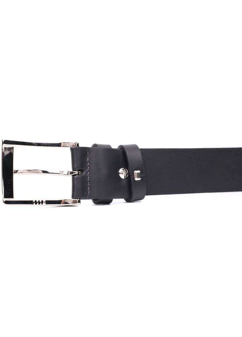 Брючний ремінь для чоловіків з натуральної шкіри чорний 11674 Grande Pelle (329198351)