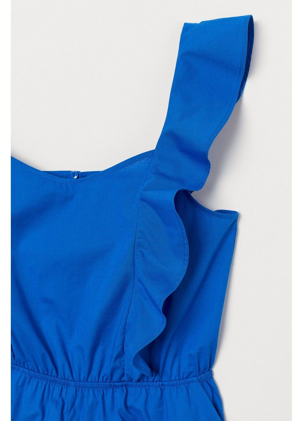 Полукомбинезон H&M однотонный синий кэжуал