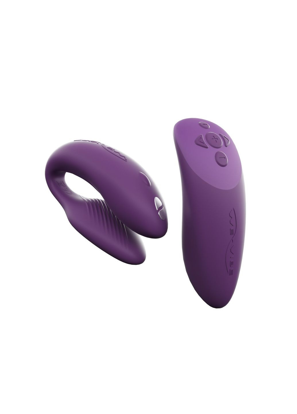 Смарт-вібратор для пар Chorus Purple, сенсорне керування вібраціями стисненням пульта We-Vibe (296492131)