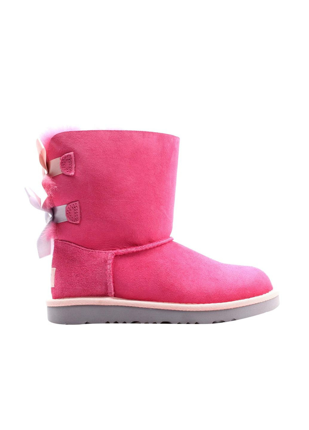 Уггі з стрічками Australia Bailey Bow Kids II Boot Pink Azalea/Icelandic Blue (Розмір 29) UGG (292734781)