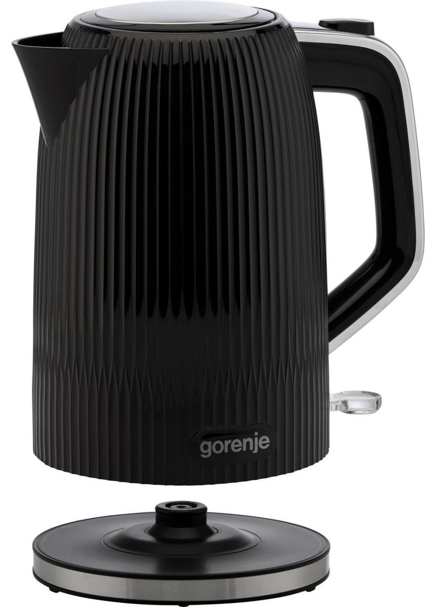 Електрочайник 1.7л, Strix-контроль, чорний матовий Gorenje (314747772)