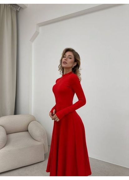 Красное платье меди, микродайвинг, р. (ст. 289sh) No Brand