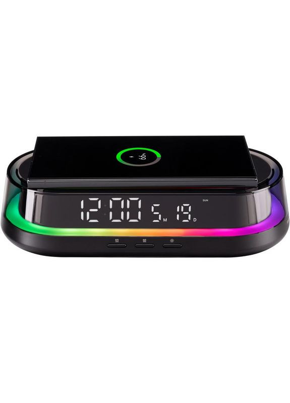 Настольные часы с беспроводной зарядкой Time Bridge 2 GPSDC02 Gelius (294978744)