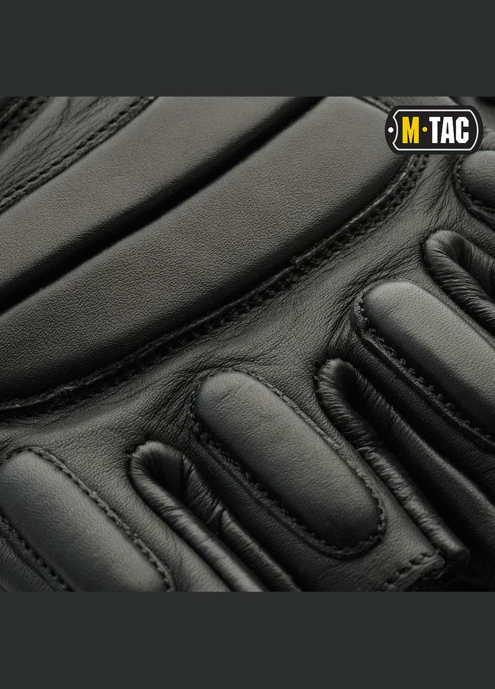 Рукавички безпалі шкіряні Assault Tactical Mk.1 Black M-TAC (315338961)