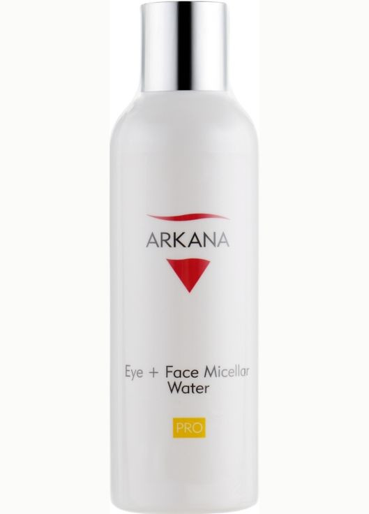 Міцелярна вода для зняття макіяжу з очей Face Micellar Water 200ml (169197-140661) Arkana (368620212)