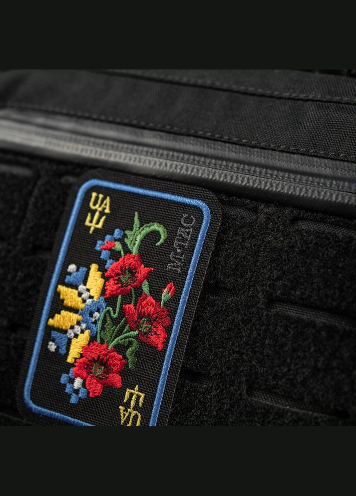Нашивка Орнамент Мак (вышивка) Black/Yellow/Blue M-TAC (315047999)