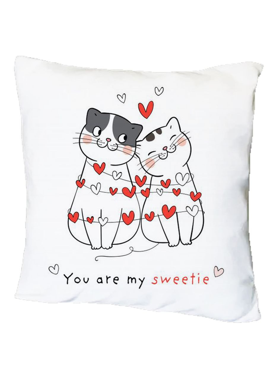 Подушка з принтом "You are my sweetie"(17658) No Brand (351593457)