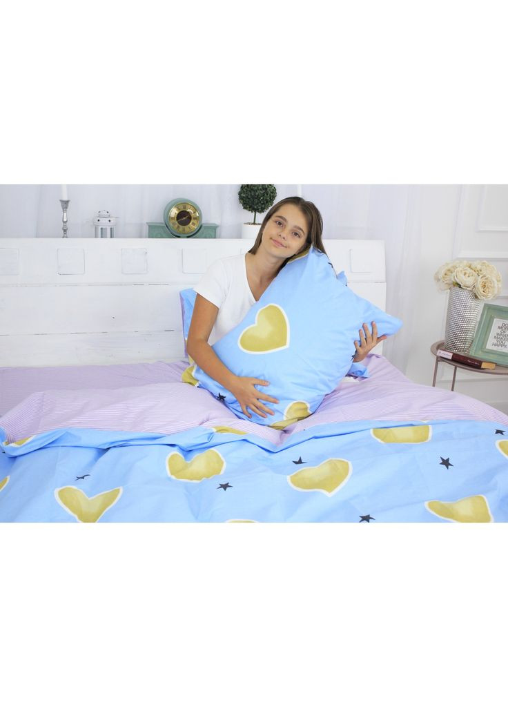 Постельное белье Бязь Premium 17-0463 Love stories Полуторный (m217759) Mirson Бязь Premium 17-0463 Love stories Полуторний (366564177)