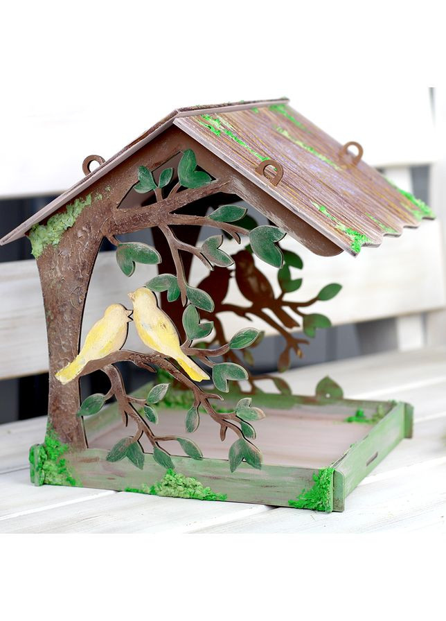 Кормушка для птиц 1 фанера 22х20х22,5см Rosa Talent (362661196)