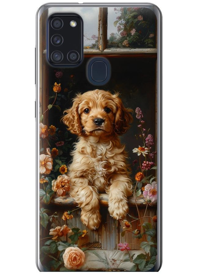 2D пластиковий чохол 'Цуценя cocker spaniel' для Endorphone samsung galaxy a21s a217f (292253311)