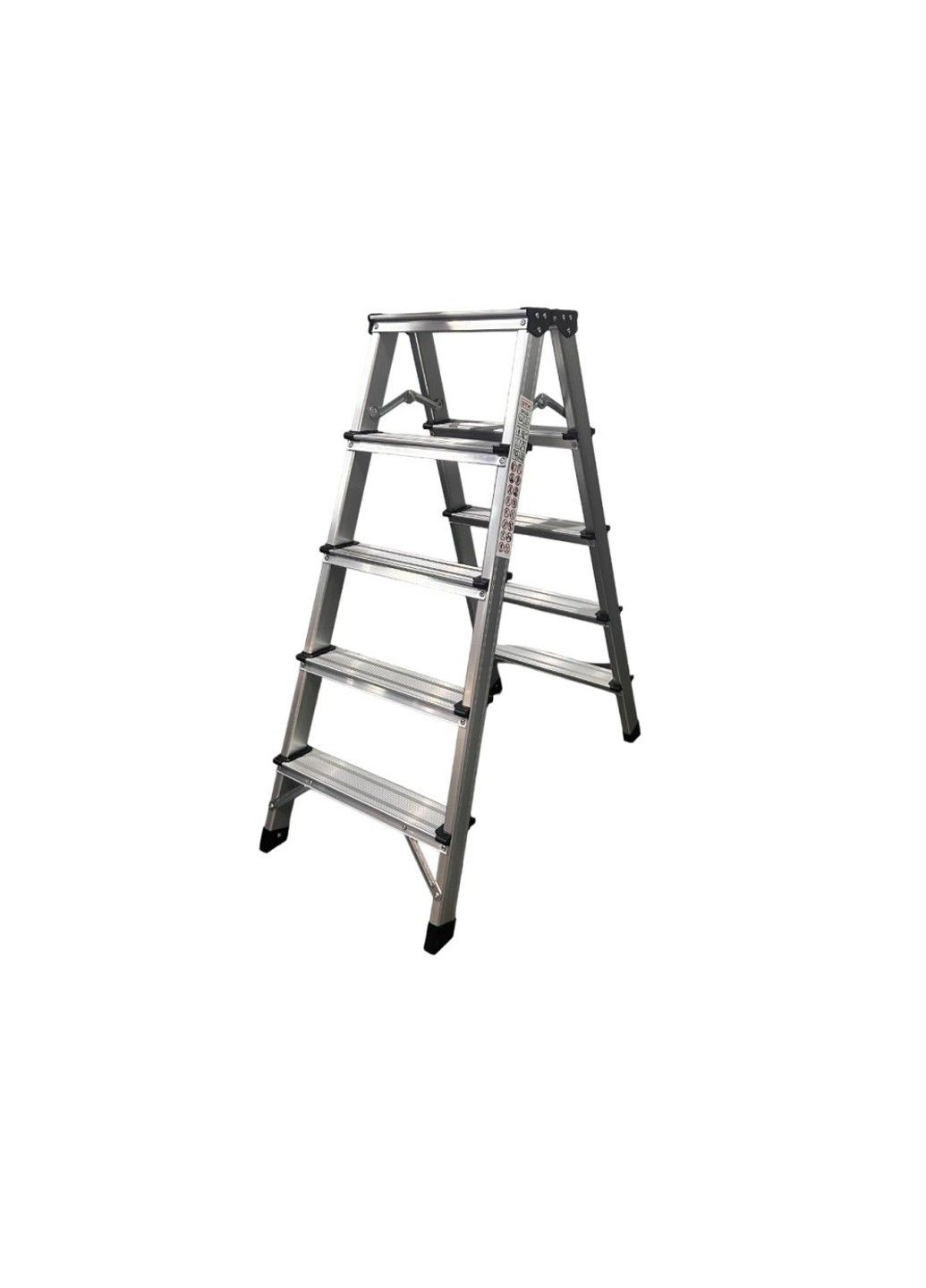 Стремянка двостороння алюмінієва KMH1205 (0.98 м, 2 секції, 10 сходинок, 3.5 кг) GTM (339679067)