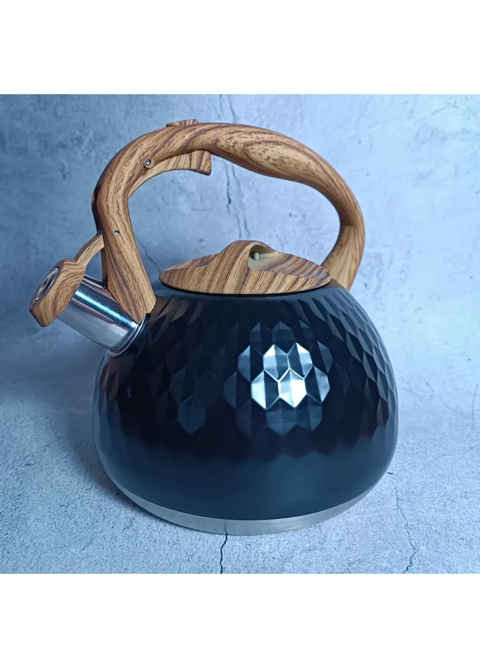 Чайник со свистком Сириус GT-1418-28 2.8 л черный Gusto (362263831)