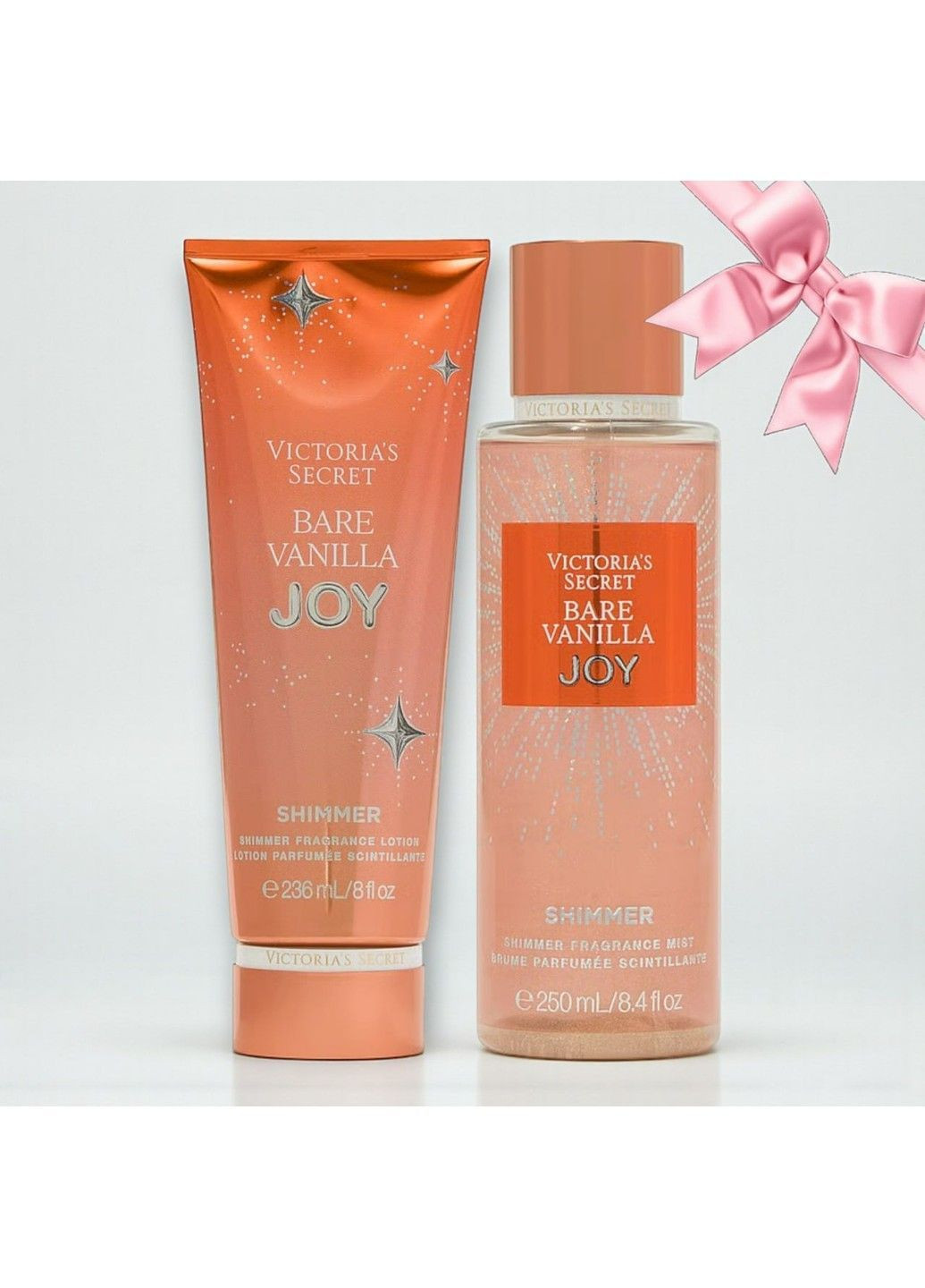 Набір Bare Vanilla Joy Shimmer Fragrance Mist + Lotion Victoria's Secret (369741184)
