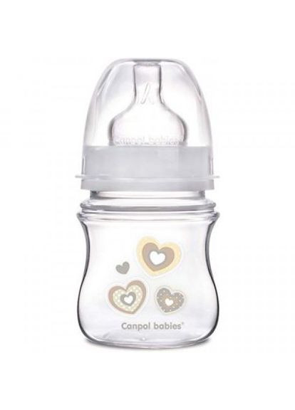 Пляшечка для годування антиколькова EasyStart Newborn baby 120 мл (35/216_bei) Canpol Babies антиколиковая easystart newborn baby с широк.отвер (268140606)
